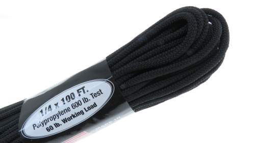 Rg1114uh Rollo Utility Cord Cuerda Utilitaria Negra